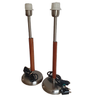 Design - Tafellampen - Kastlampen - Bedlampen - Rvs En Teak.