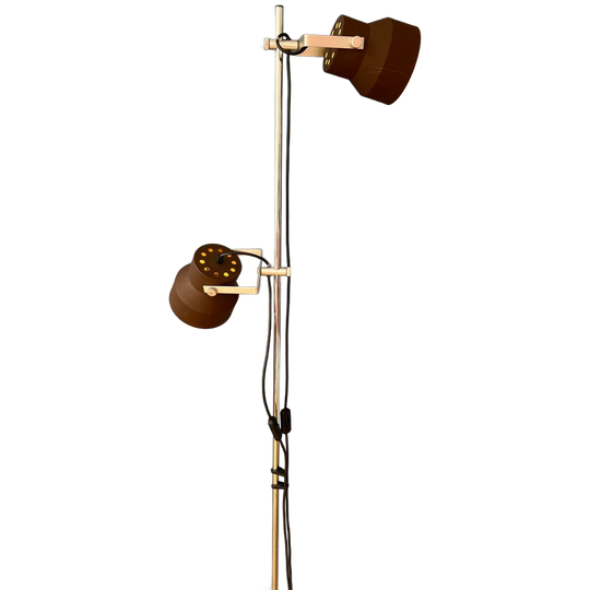 Bruine Anvia Mid Century Space Age Vloerlamp 1