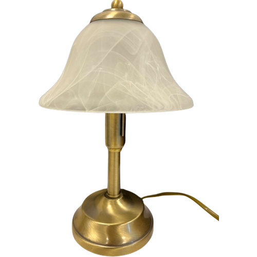 Prachtige Vintage Mushroom Lamp Jaren 90 Messing