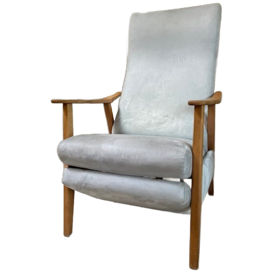 Vintage Mid-Century Jaren 60 Fauteuil - Lounge Reclainer Function 1