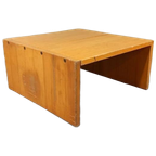 Vintage Houten Kubieke Salontafel Bijzettafel thumbnail 1