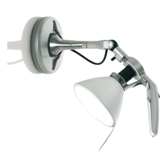 Luceplan Fortebraccio D33nsp. 100 Wandlamp Aluminium 1