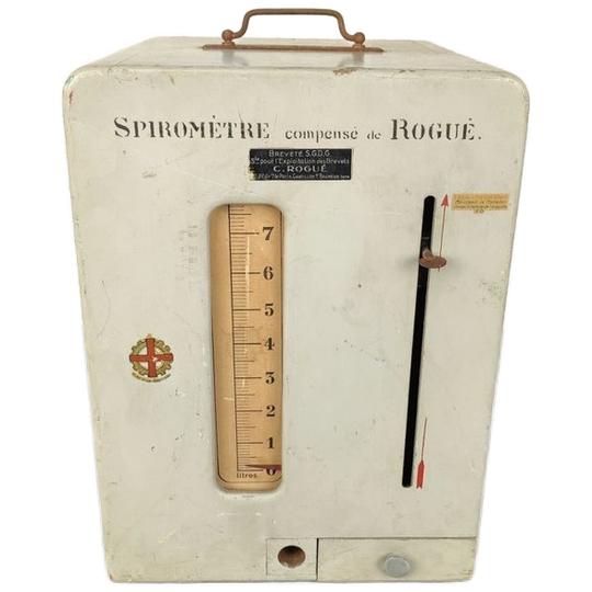 Antieke Spirometer Van C. Rogue 1