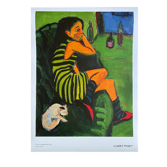 Ernst Ludwig Kirchner (1880-1938), Artistin, 1910, 1