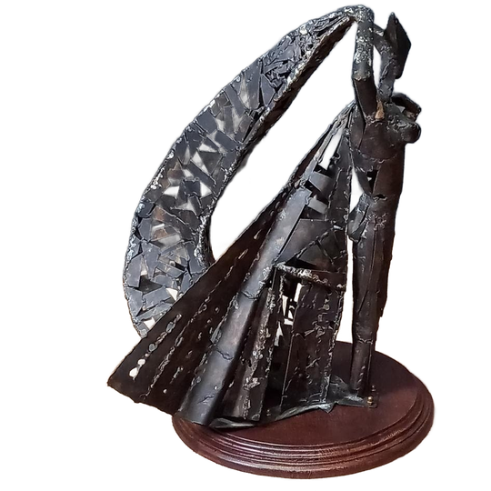 Vintage Bronzen Sculptuur 1