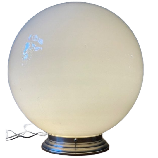 Melkglas Bol Vloer- Of Plafondlamp. Xl Bol Lamp. 1