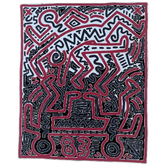 Keith Haring (1958-1990), Fun Gallery Exibition,1983 1