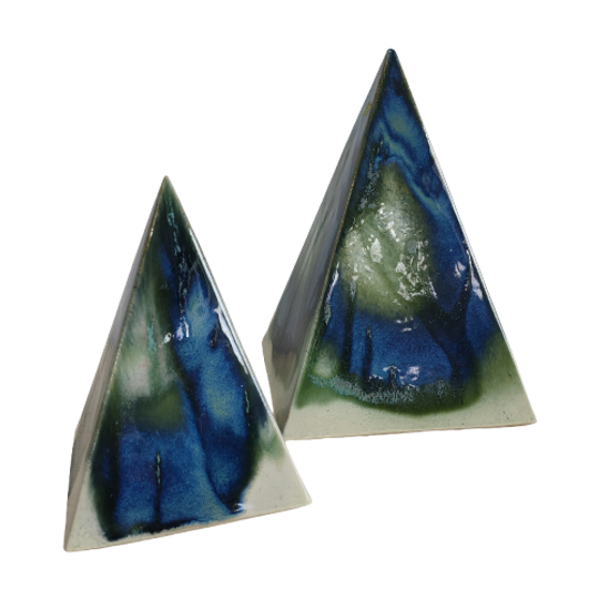 Piramide Keramiek Decoratie Objecten 1