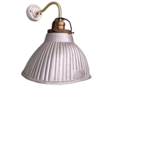 Wandlamp Met Zwanenhals Van Gemercuriseerd Glas, 1930
