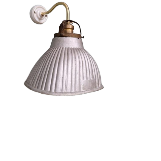 Wandlamp Met Zwanenhals Van Gemercuriseerd Glas, 1930 1