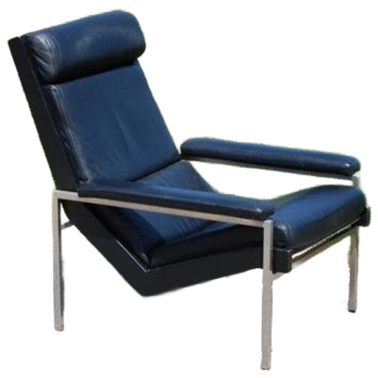 Rob Parry Lounge Fauteuil Lotus Zwart 1