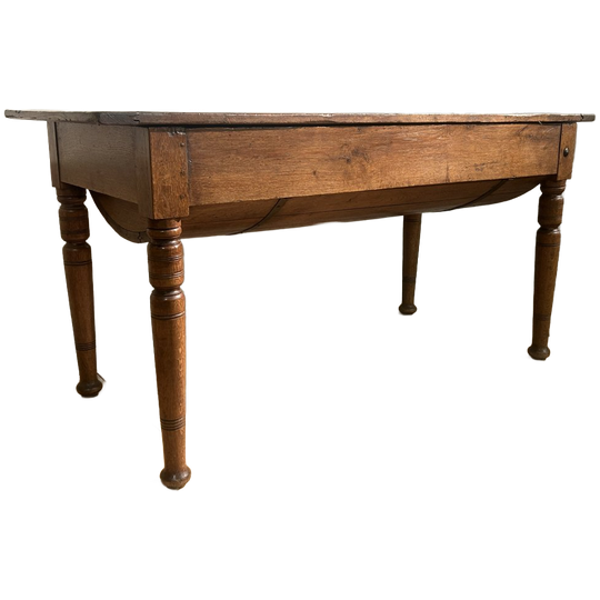 Antieke Petrin Tafel In Eikenhout Circa 1850 1