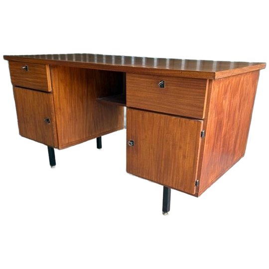 Vintage Teak Bureau Jaren 60 70 1
