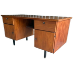 Vintage Teak Bureau Jaren 60 70 thumbnail 1