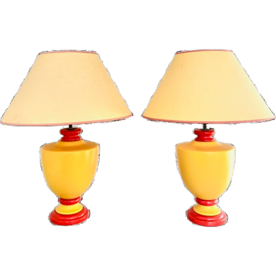 Set Kostka Lampen France 1975 1