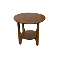 Art Deco Plantentafeltje Bijzettafeltje Eikenhouten Jaren 50