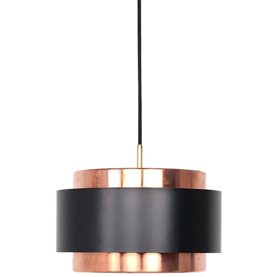Fog En Morup Koperen Hanglamp Saturn, 1960s 1