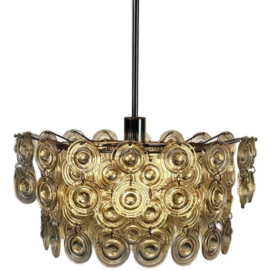 Vintage Hanglamp <<<brand>>>, Glas 1