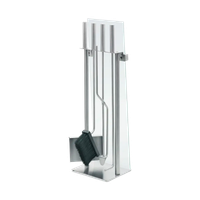 Blomus Chimo Openhaardset 5-delig, Mat Roestvrij Staal.