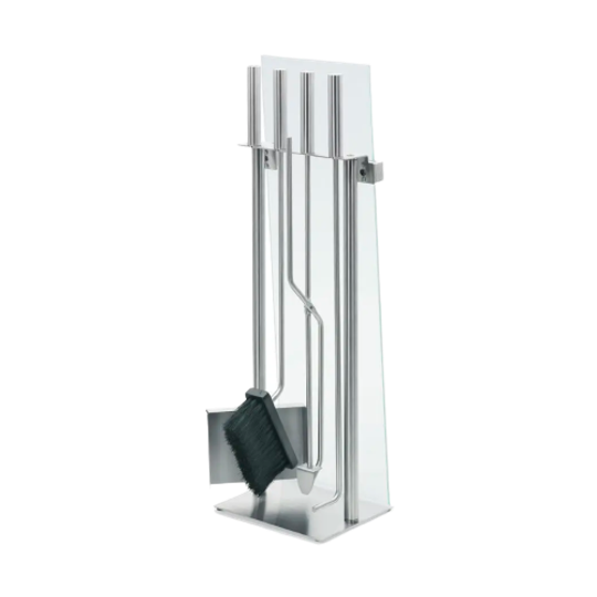 Blomus Chimo Openhaardset 5-delig, Mat Roestvrij Staal. 1