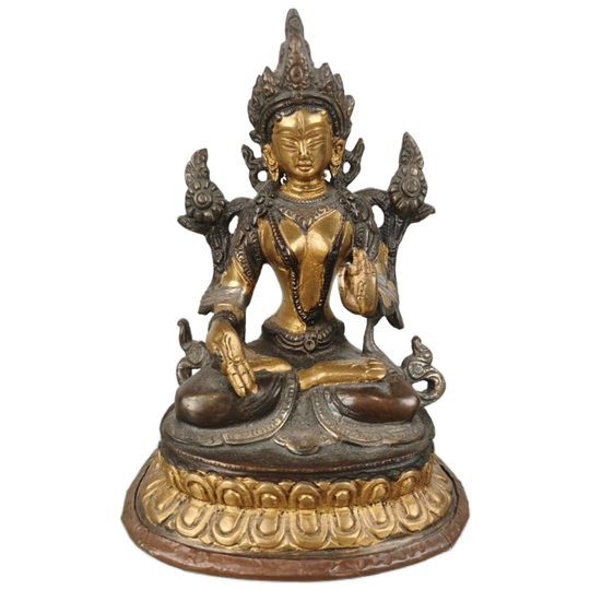Bronzen Boeddha Beeldje Tara 1