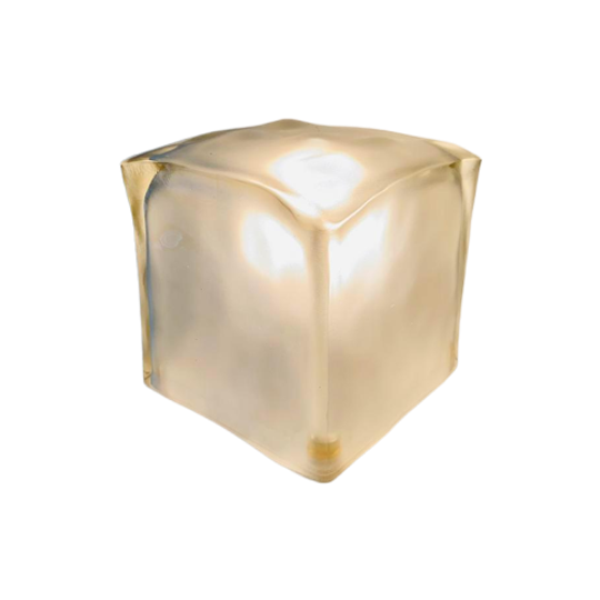 Ice Cube Glazen Lamp Ikea Iviken , Jaren 90 1