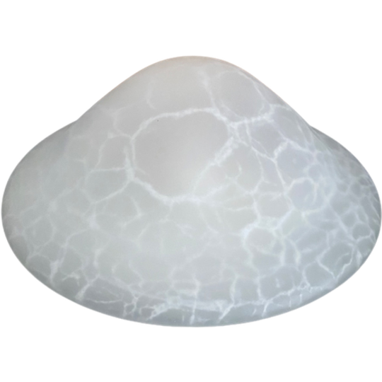 Vintage Ufo Plafond Lamp Glas Jaren 70 1