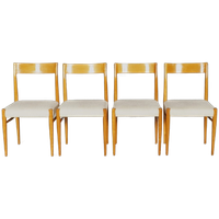 Set Vintage Eetkamerstoelen – Scandinavië – Jaren 60