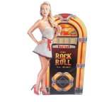 Groot Blikken Bord Jukebox Pinup Girl Metalen Ophangbord thumbnail 1