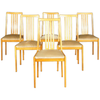 Set Van 6 Eetkamerstoelen – Lübke – Jaren 70