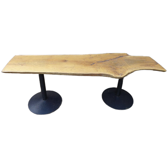 Prachtige Eiken Boomstam Tuintafel Eettafel Sidetable 1