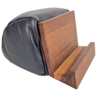 Dutchdeluxes Boek Tablet Standaard Walnotenhout Leer Boek
