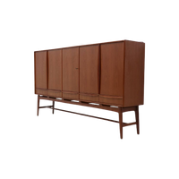 Teak Highboard By Svend Aage Madsen For K. Knudsen & Søn 1950S