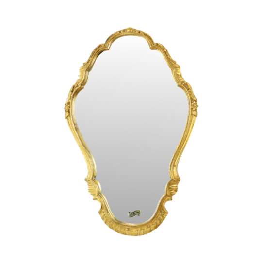 Smalle Barok Stijl Spiegel Bladgoud Verguld Klassiek 60cm 1