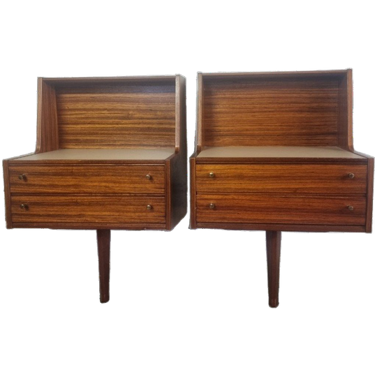 Vintage Nachtkastjes - Mid Century – Jaren 60 1
