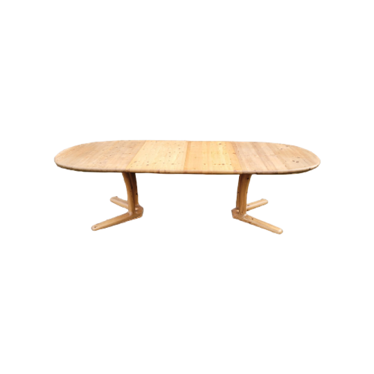 Eettafel - Dyrlund Denemarken - Verlengbaar - Grenenhout 1