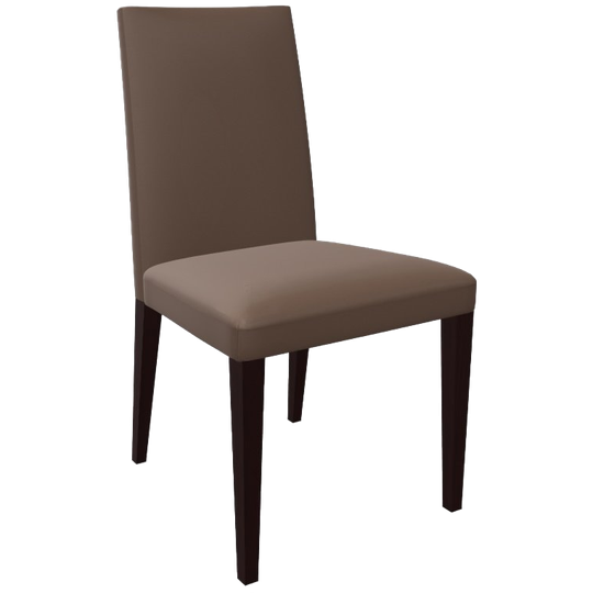 Andreu World | Anna Eetkamerstoel Kunstleer Hout Bruin 1