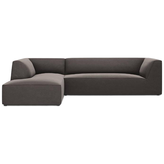 Windsor &amp; Co | Sao Hoekbank Links Grijs Velvet 1