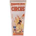 Vintage Circus Poster, Usa, Robbins Bros., Origineel 1965🤡 thumbnail 1