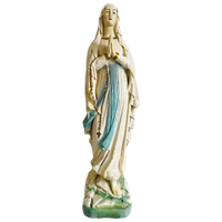 Vintage Mariabeeld Xl Religieus Maria Beeld
