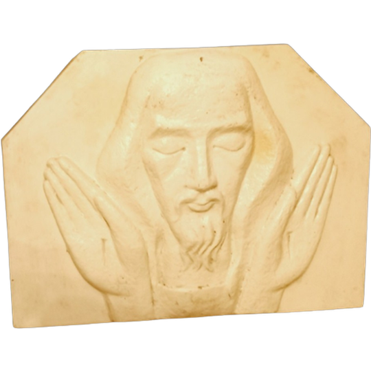 Zware Jezus Christus Stenen Plaket 1