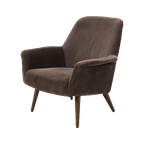 Vintage Velours Fauteuil 59621 A thumbnail 1