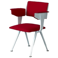 Resort Stoel Friso Kramer Vintage Ahrend De Cirkel Rood Stof