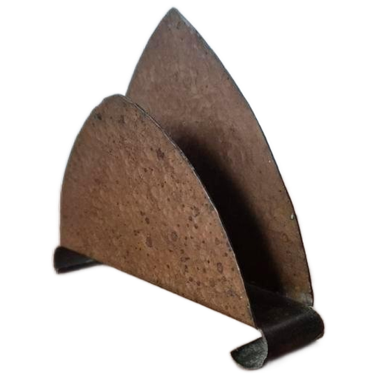 Amsterdamse School Art Deco Brievenhouder Gehamerd Koper 1