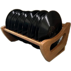 Vintage Grammofoonrek Hout, Jaren 50 thumbnail 1