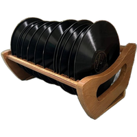 Vintage Grammofoonrek Hout, Jaren 50