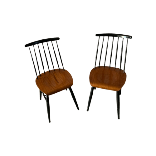 Fannett Dining Chairs By Ilmari Tapiovaara, Set Of 2