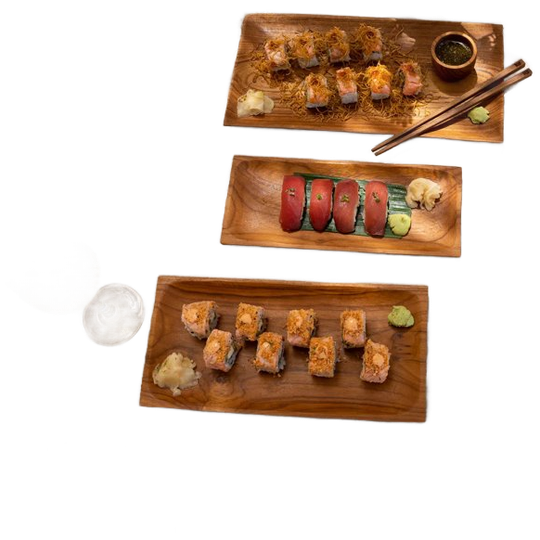 Bazar Bizar | De Teak Root Sushi Bord - S 1