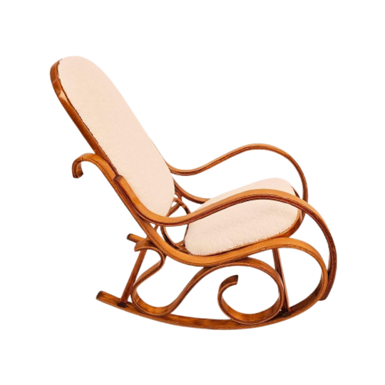 Mid-Century Design Rockingchair, Vintage Schommelstoel 1970S 1