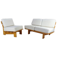 Scandinavische Lounge Set 1970S